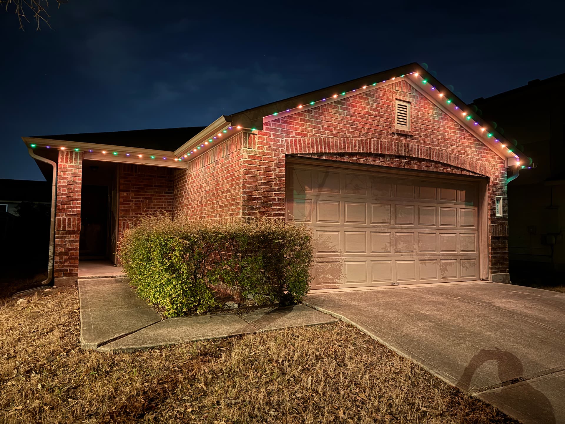 Mardi Gras lighting display